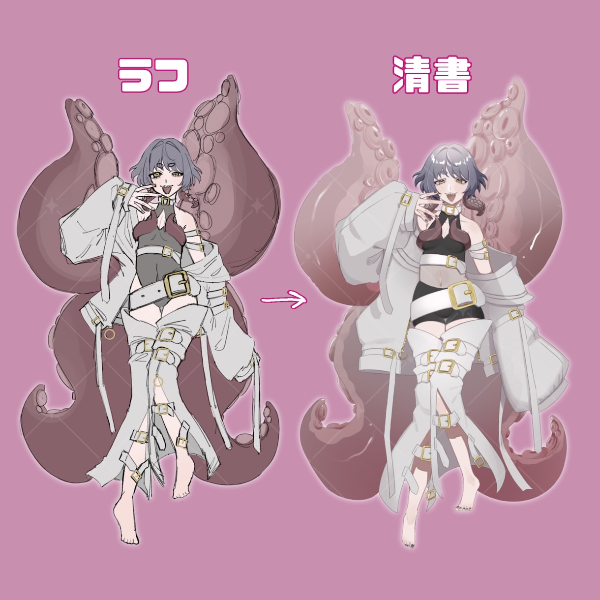 アイコン/1枚絵/立ち絵描きます 配信用やグッズ用、キービジュアルなど制作致します イメージ2