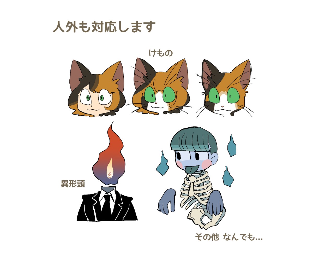 デフォルメでかわいいイラストを提供します デフォルメで可愛いアイコン/イラストを描きます！ イメージ5