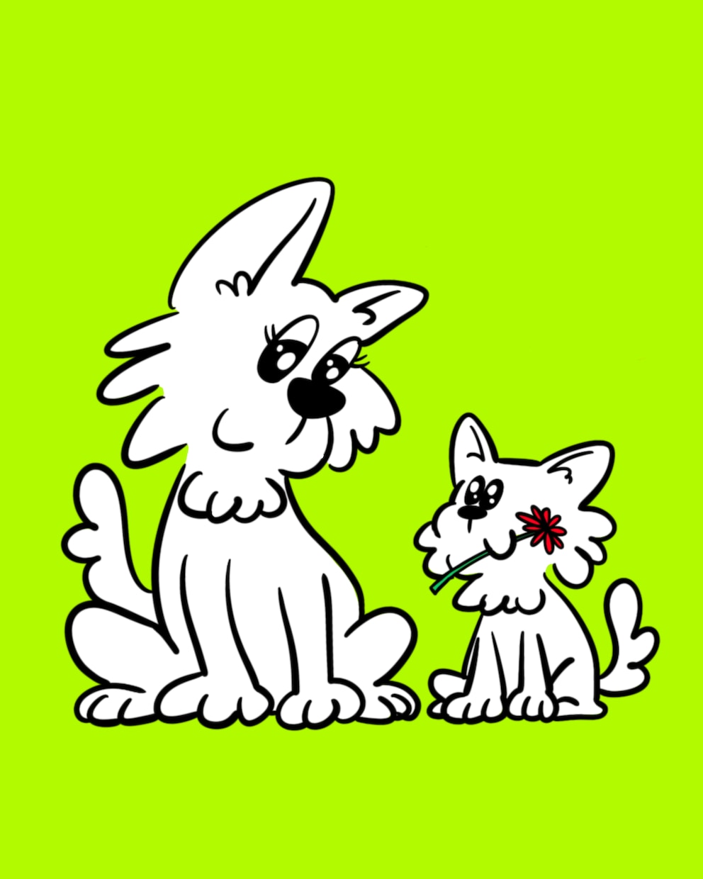 個性を表現！うちの子を動きあるキャラクターにします うちの子だけの個性を表現！ポップで目を惹くキャラクターに⭐︎ イメージ1