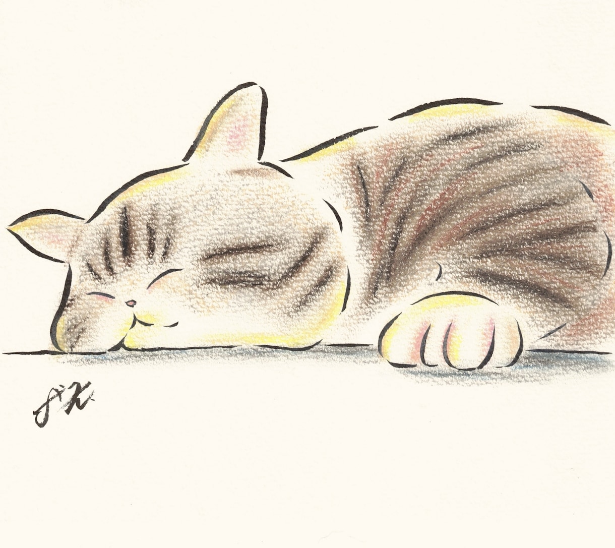 絵本風の優しいペットイラストをお描きします 絵本のタッチで見返したくなる！かわいいペットの姿そのままに！ イメージ5