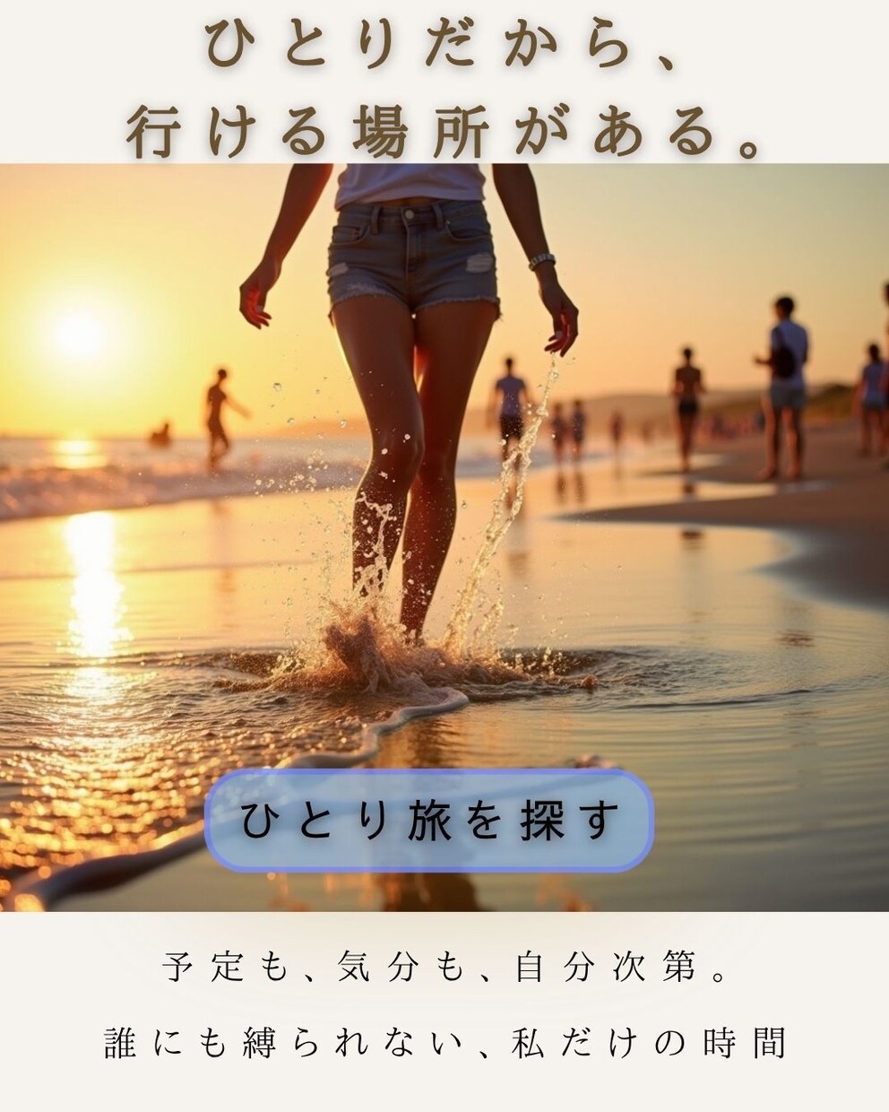 視線を奪う世界観×旅系SNSデザイン制作します 行きたくなる、記憶に残るビジュアルを。 イメージ5