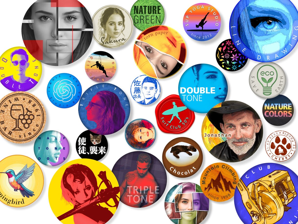 SNS等のプロフィール画像をお作りいたします プロのデザイナーがおしゃれなプロフィール用アイコンを作ります イメージ1