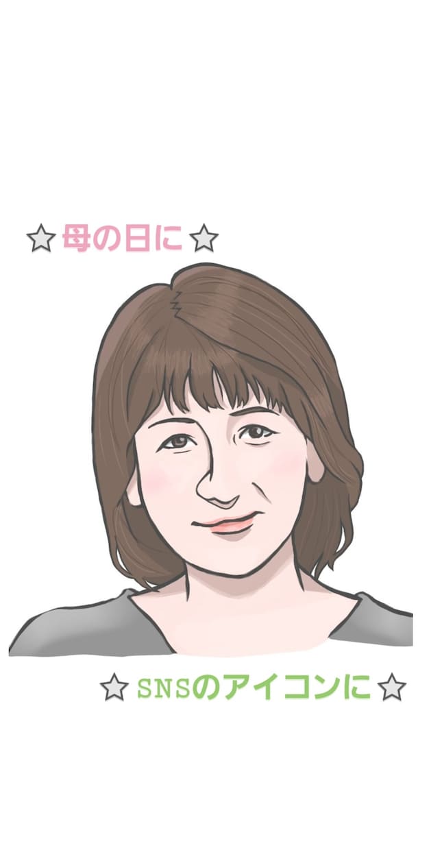 絶妙なデフォルメで可愛い似顔絵！最安値で描きます ⭐髪の毛得意！美容院帰りに似顔絵はいかが？⭐ イメージ4
