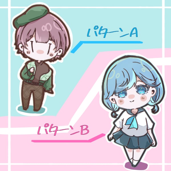 もちもちゆるゆるなミニキャライラスト作成します ポップで柔らかい雰囲気のデフォルメはいかがでしょうか？ イメージ3