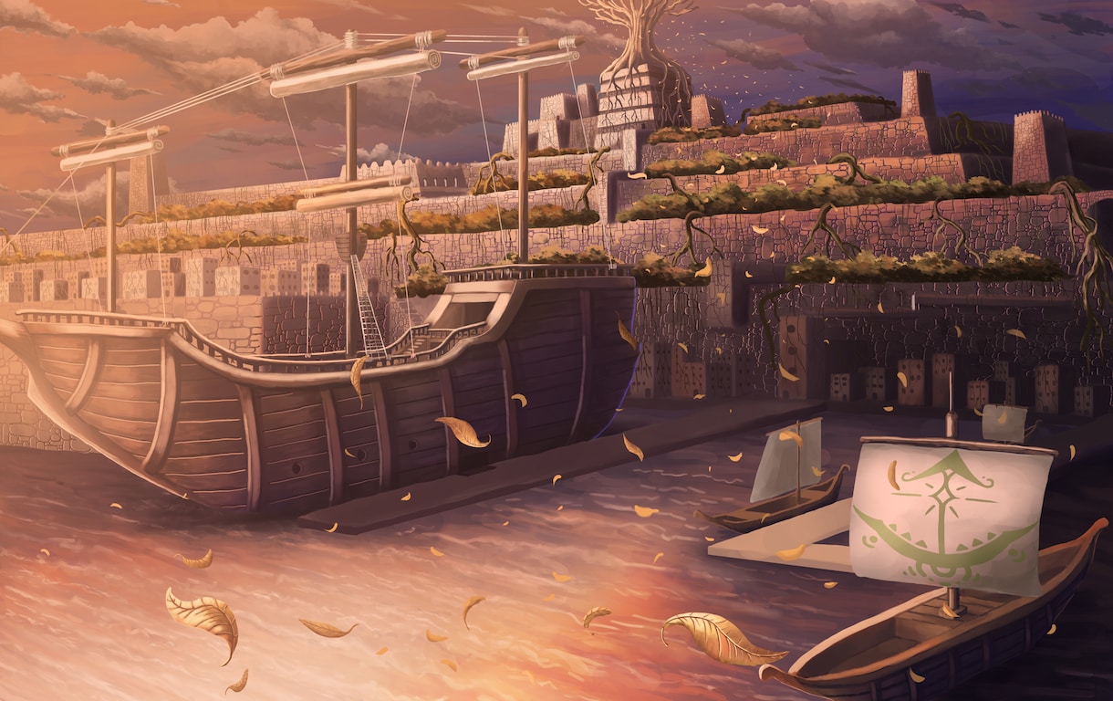 ファンタジーな背景イラストを描きます ゲームの背景やVtuberに背景を イメージ4