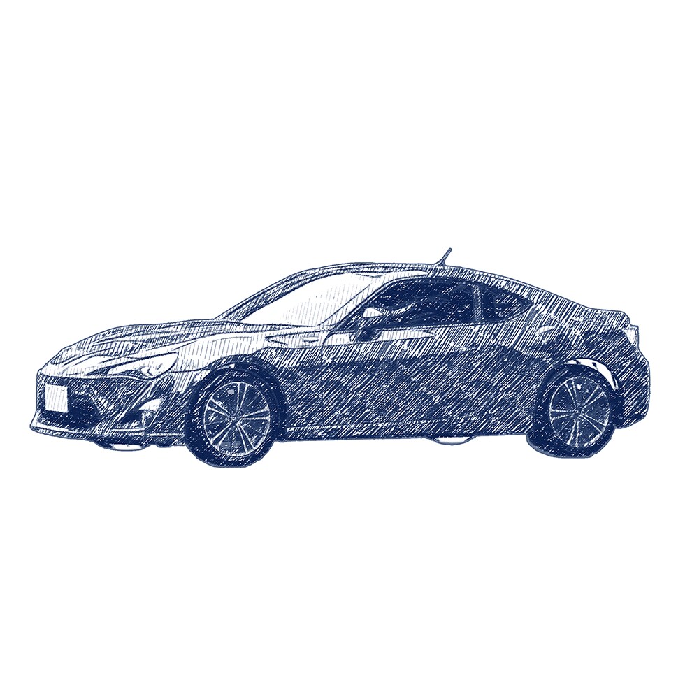 写真から味のあるペン画風愛車イラストを制作します 線の表情を楽しむ、手描き風イラスト イメージ8