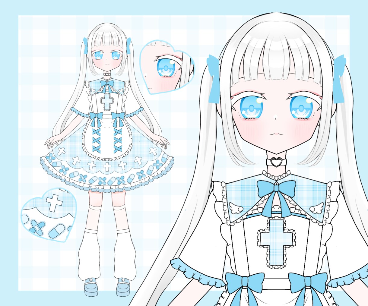 歌ってみたや、IRIAMに!かわいい立ち絵描きます デザイン持ち込みOK!最速10日で納品します。 イメージ3