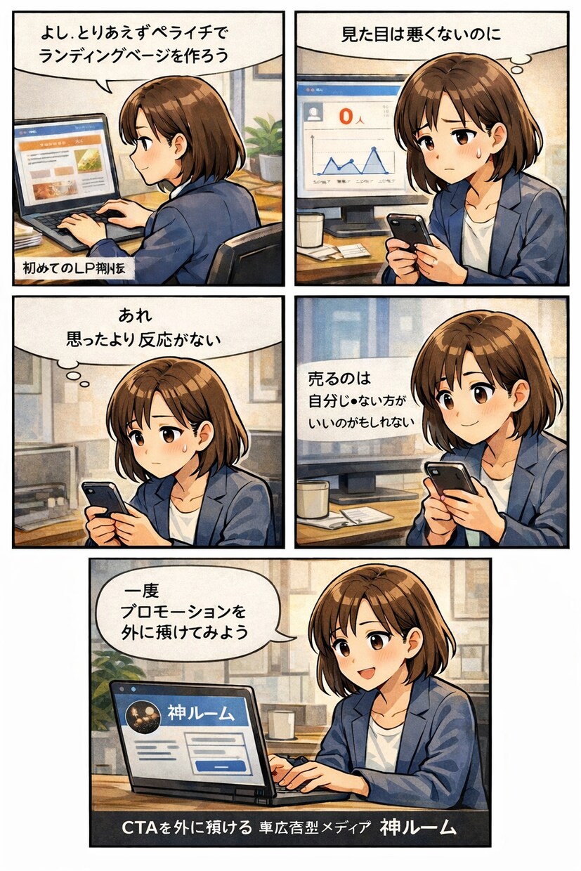 売らずにPR反響を設計します 広告が効かない原因を判断整理で可視化 イメージ1