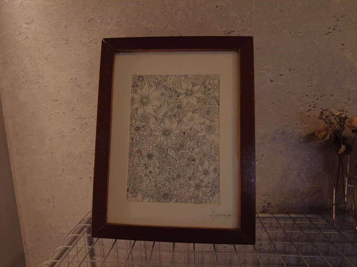 花をモチーフにした作品を販売します 他にはない独創的なデザインであなただけの一枚を イメージ1