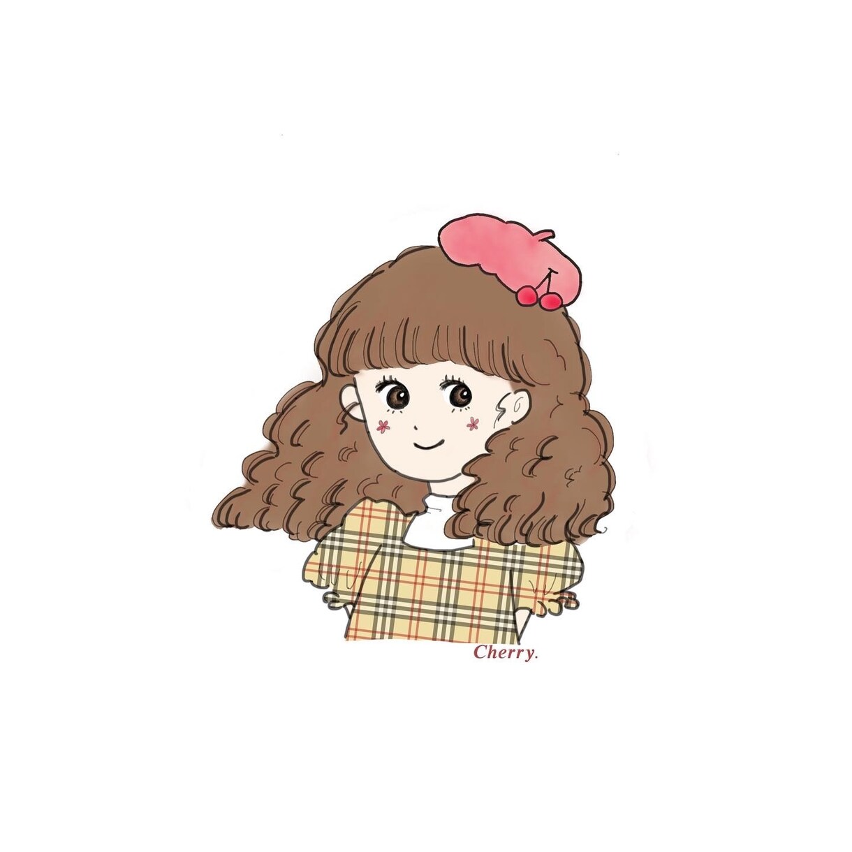 ココナラ以外のツールで知った方にご案内します Cherry.の絵でアイコンをとびっきり可愛く♡ イメージ4