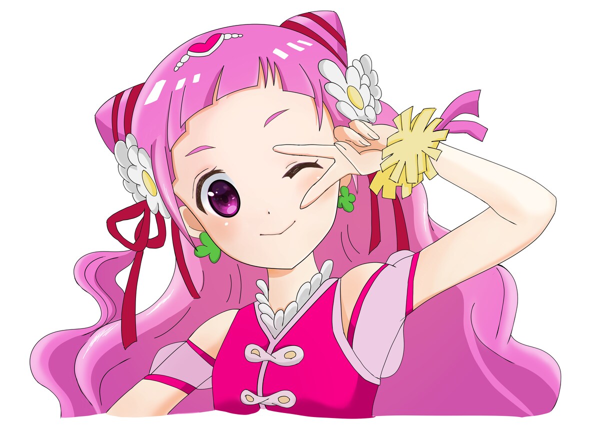 可愛い女の子のイラスト描きます 自分だけのオリジナルキャラクター再現いたします！ イメージ2