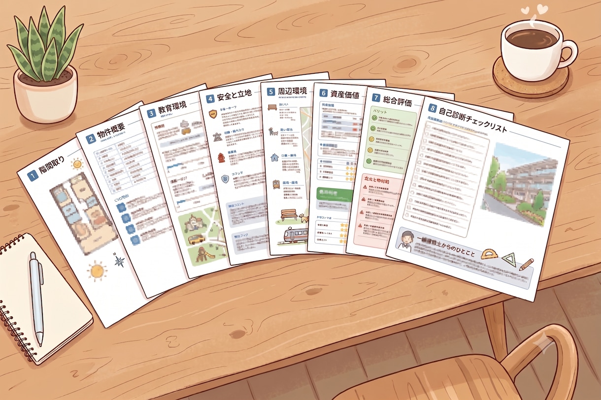 中古マンション購入『基本チェック』作成します 購入前の失敗を防ぐ！AI×一級建築士のレポートになります イメージ1