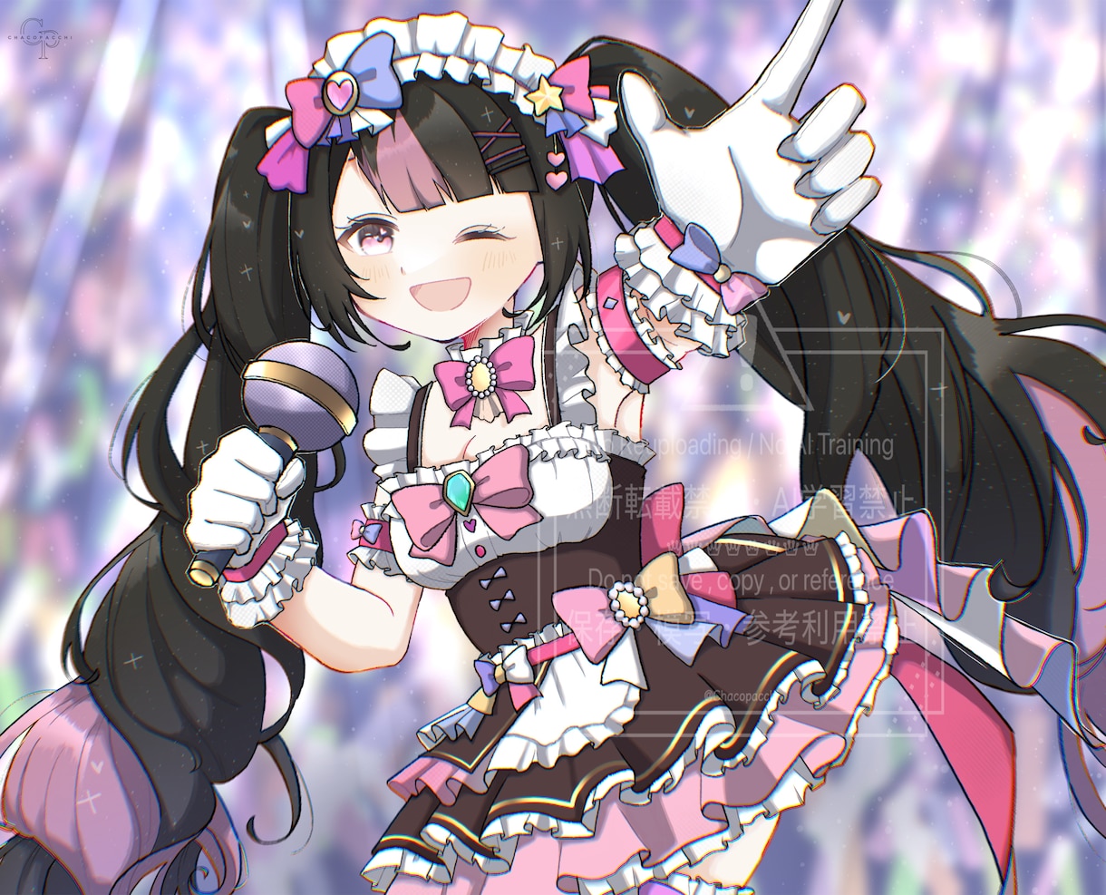 パステル調のアニメ塗りで一枚絵を描きます SNS・サムネ・記念日に！かわいいイラストを描きます イメージ5