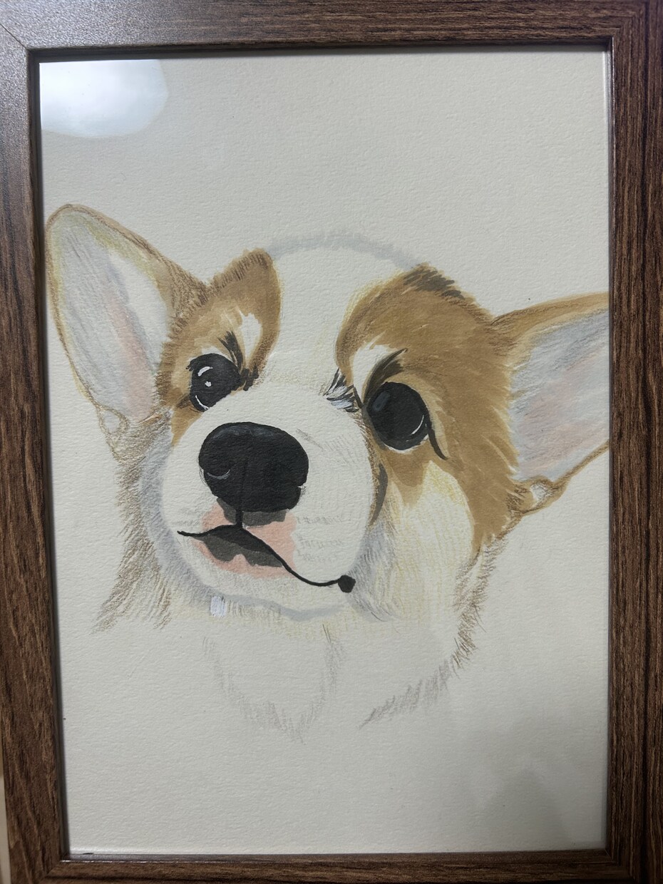 お写真からペットの似顔絵を描きます アナログで温かさを大切に描きます。 イメージ2