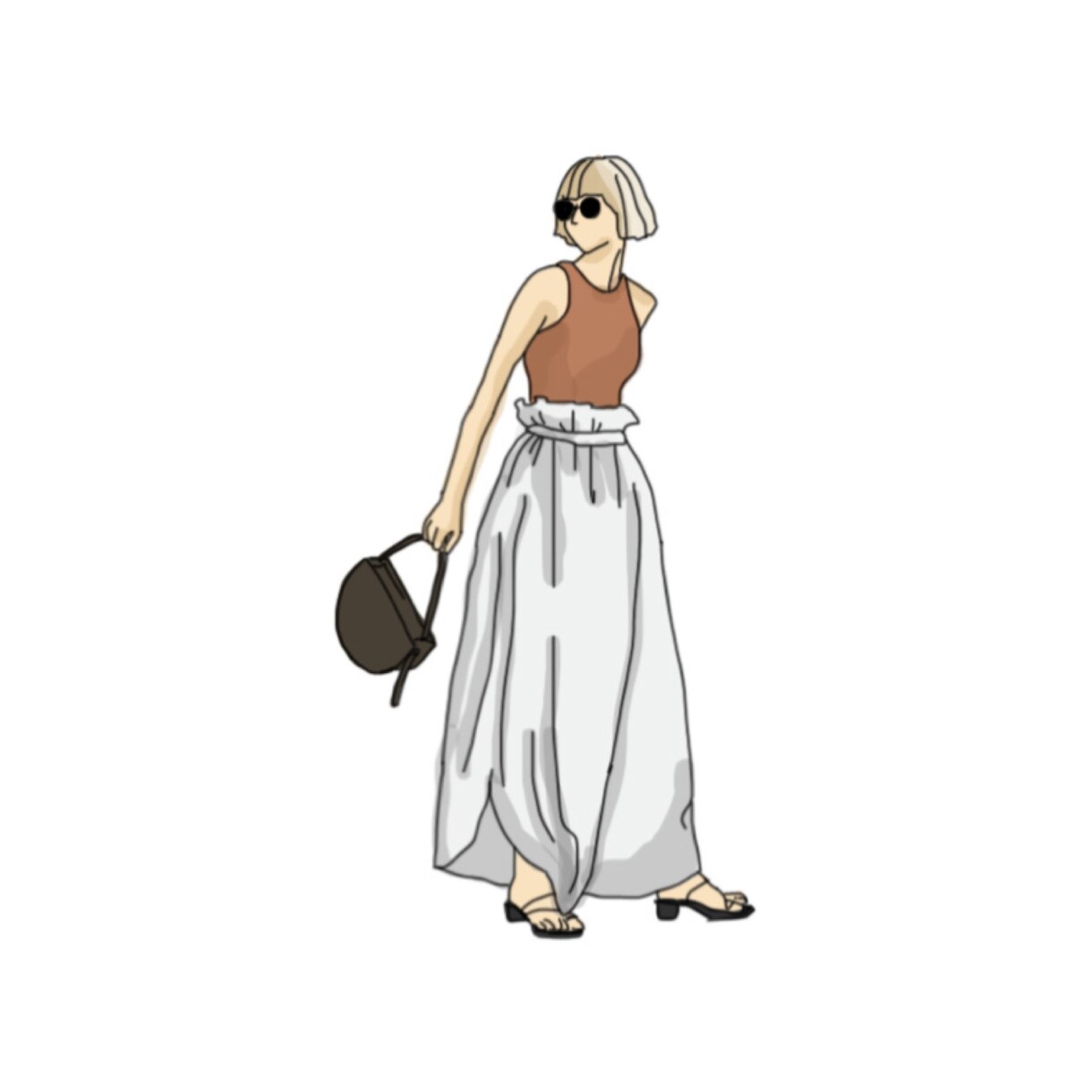 ファッション×イラストをオシャレに描きます あなただけの世界観をイラストで描いてみませんか。 イメージ2