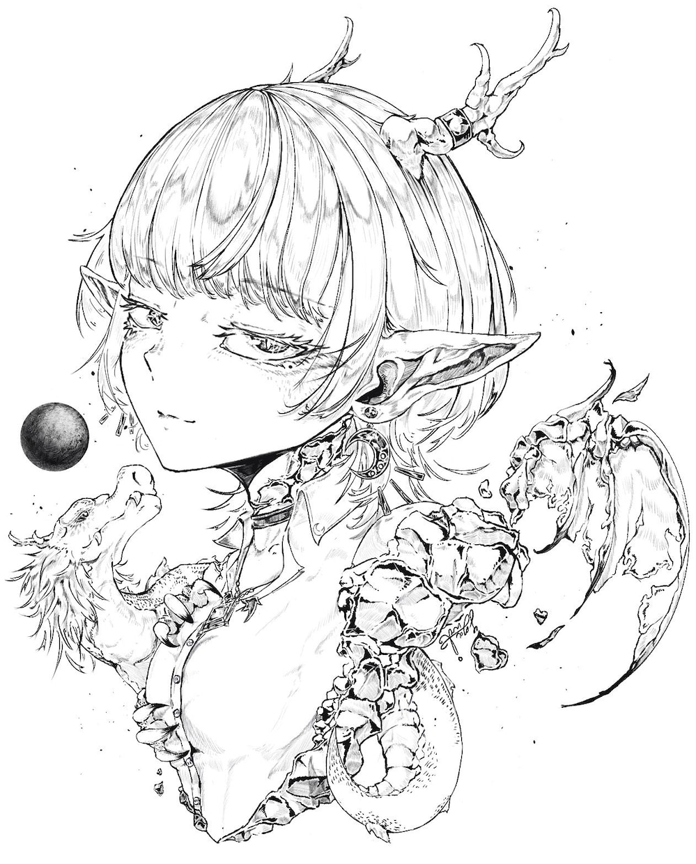 MVやキャラデザなど2Dイラストをお描きします 世界観、精密さを大切にしたキャラデザやイラスト等が得意です！ イメージ7