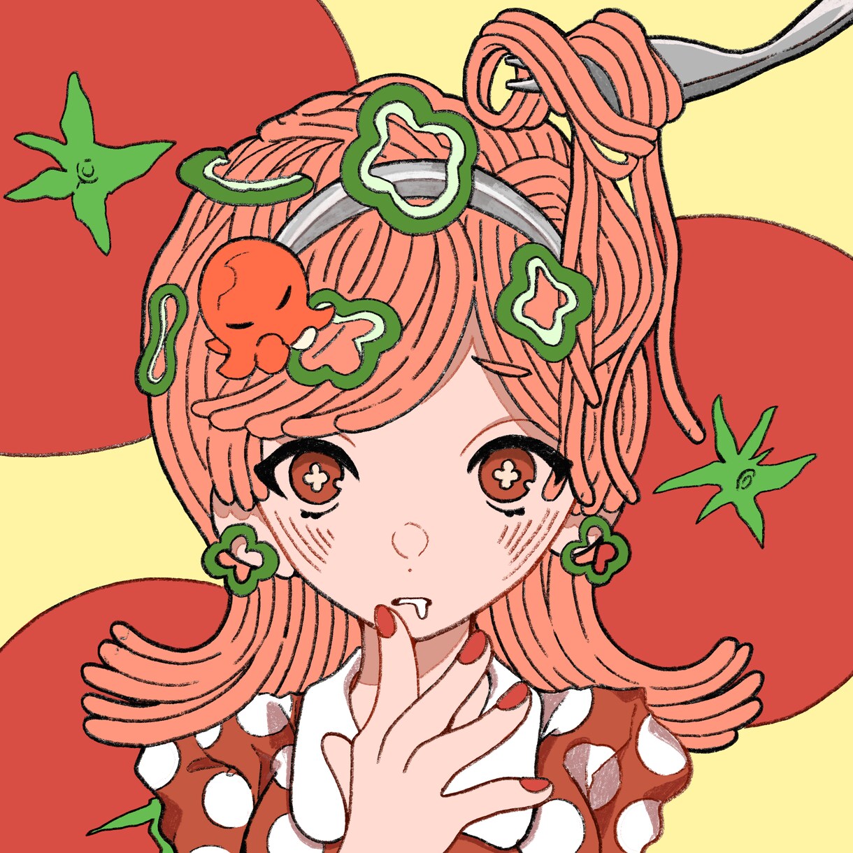 あなたの推し食材×キャラクターでアイコン作ります ちょっとヘン、でもかわいい！食べ物×キャラのアイコン専門。 イメージ4