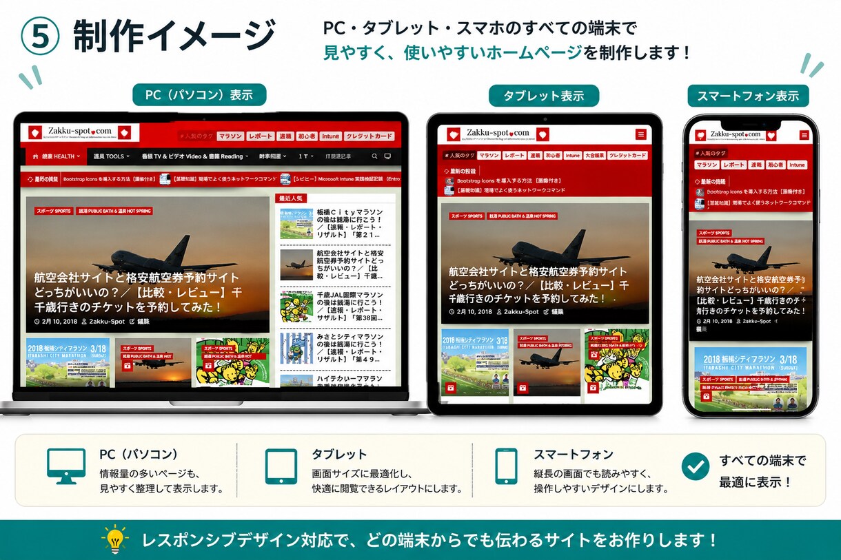 WordPressで会社ホームページ制作します 公開後の更新・運用まで丁寧にサポートします イメージ5