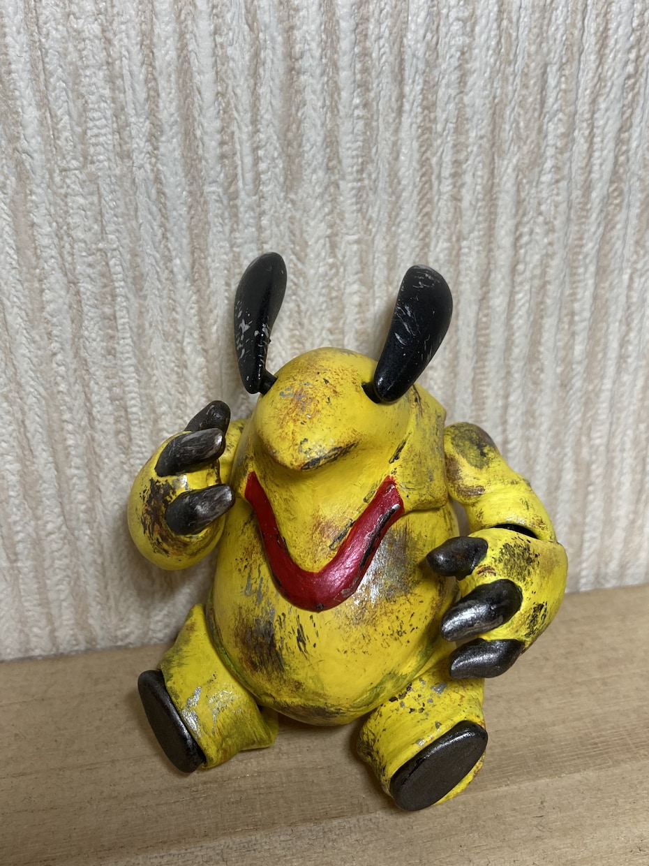 フィギュアのリペイント・塗装します 筆塗りならではの仕上がりで、怪獣ソフビを格好良く変身させます イメージ3