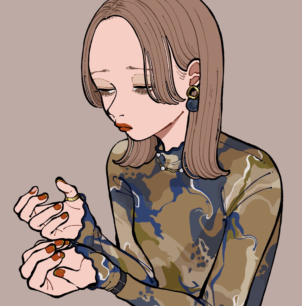 魅力的な表情のイラスト描きます アイコン・プレゼント用・鑑賞用・オリキャラ イメージ2