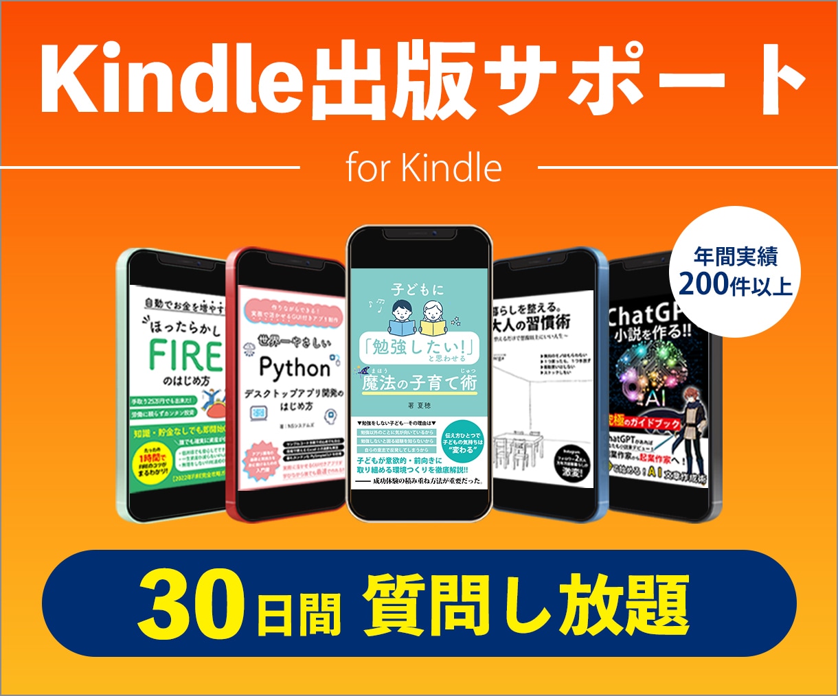Kindle出版のどんなお悩みにも相談に乗ります 年間実績200件以上！30日間の安心サポート！ イメージ1