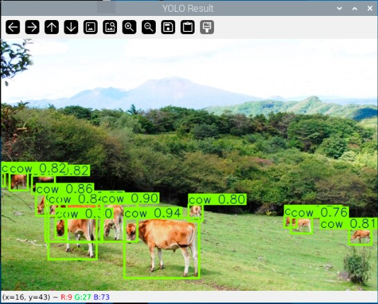 YOLOによるリアルタイム物体検出器ができます 最新のYOLOを使いラズパイで物体検出ができます。 イメージ4
