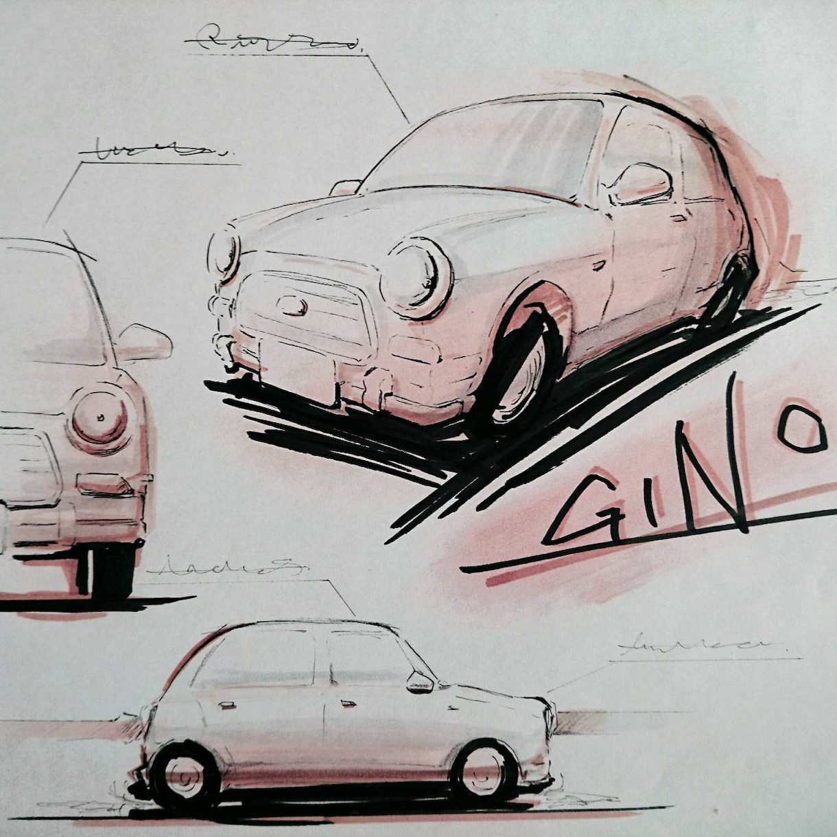 愛車のイラストお描きします 愛車のイラストをデータでお渡しします イメージ2
