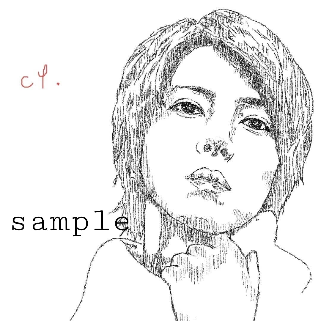 2枚で1000円！似顔絵描きます SNSのアイコンなどに使える似顔絵を作成します！ イメージ2