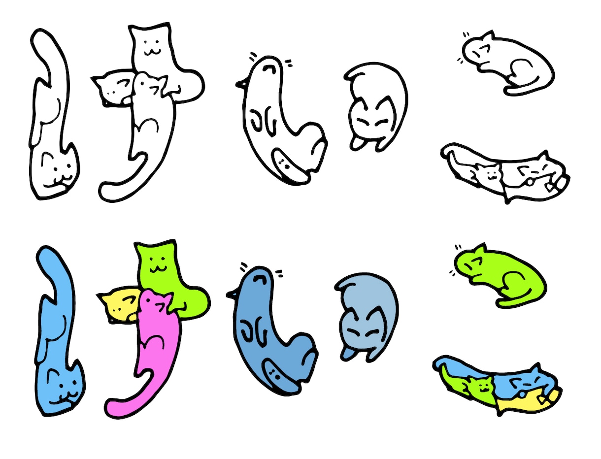 猫文字を描きます 猫がアクロバティックに文字を描きます！他の動植物も可能 イメージ4