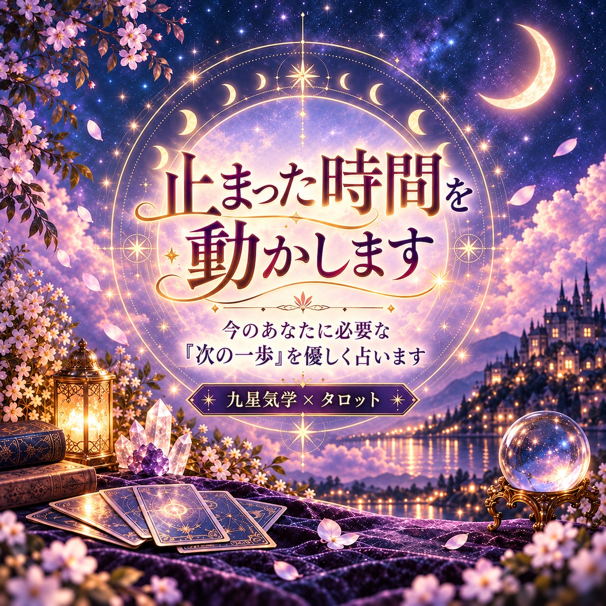 迷いから抜け出す道を探します 九星気学と霊感タロットで優しく読み解きます イメージ1