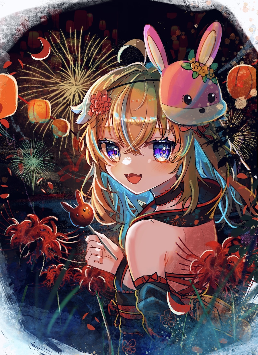 一枚絵、立ち絵、配信・動画サムネイル制作します IRIAM用立ち絵も制作します イメージ1
