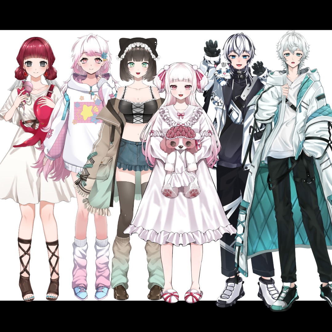 使用用途自由！パーツ分け可！全身立ち絵制作します 商用利用無料！ゲーム・TRPG・ IRIAMVtuberなど イメージ4