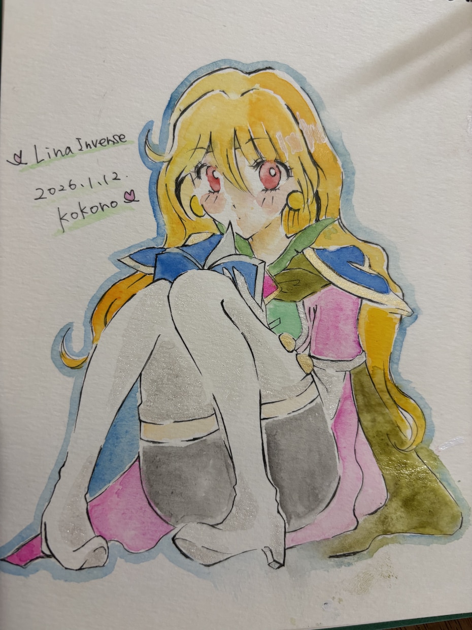 水彩画でイラストを描きます 優しいイラストで癒されてください イメージ2