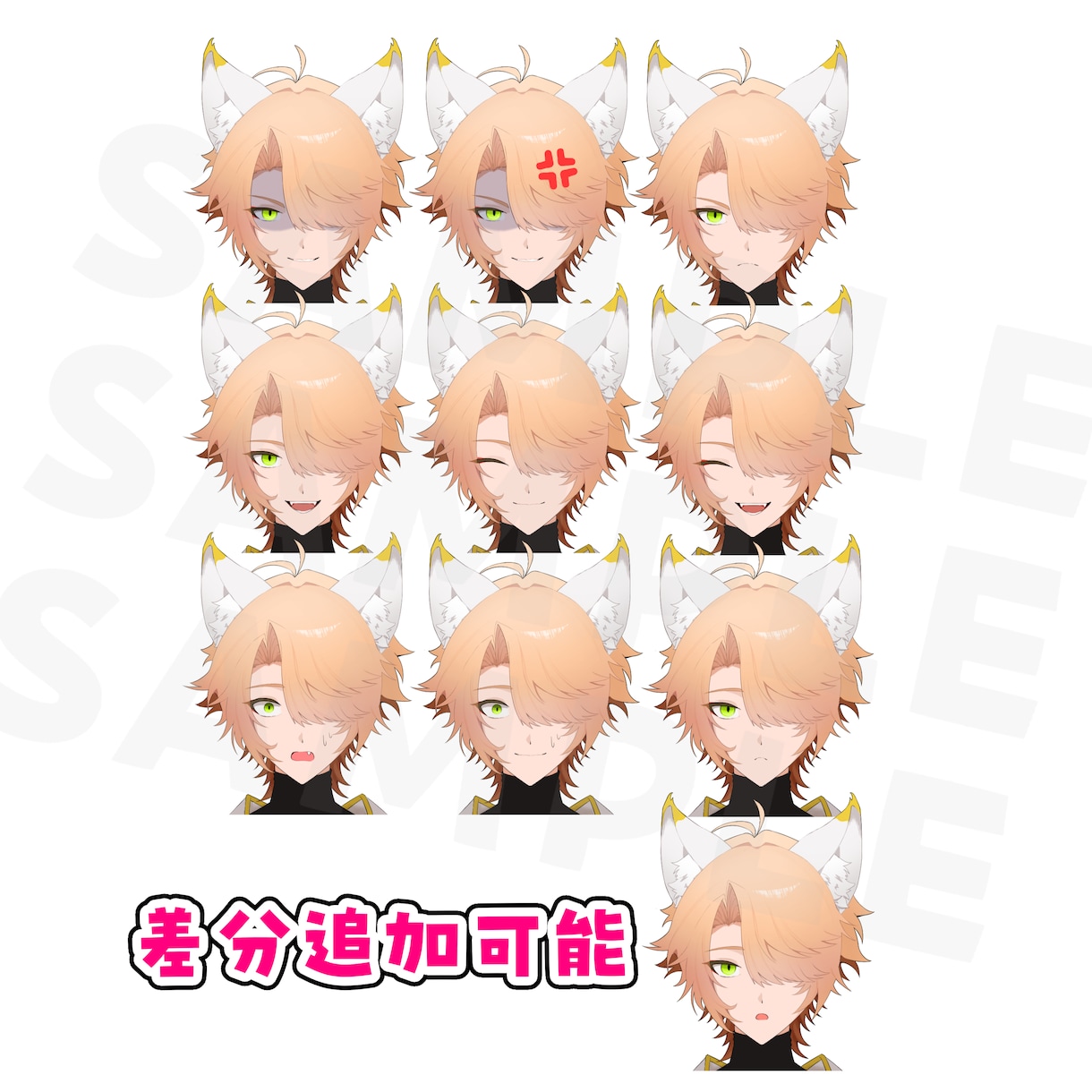あなただけの狐モチーフのキャラクターを販売します 動画・Vtuber・TRPGなどに！ イメージ2