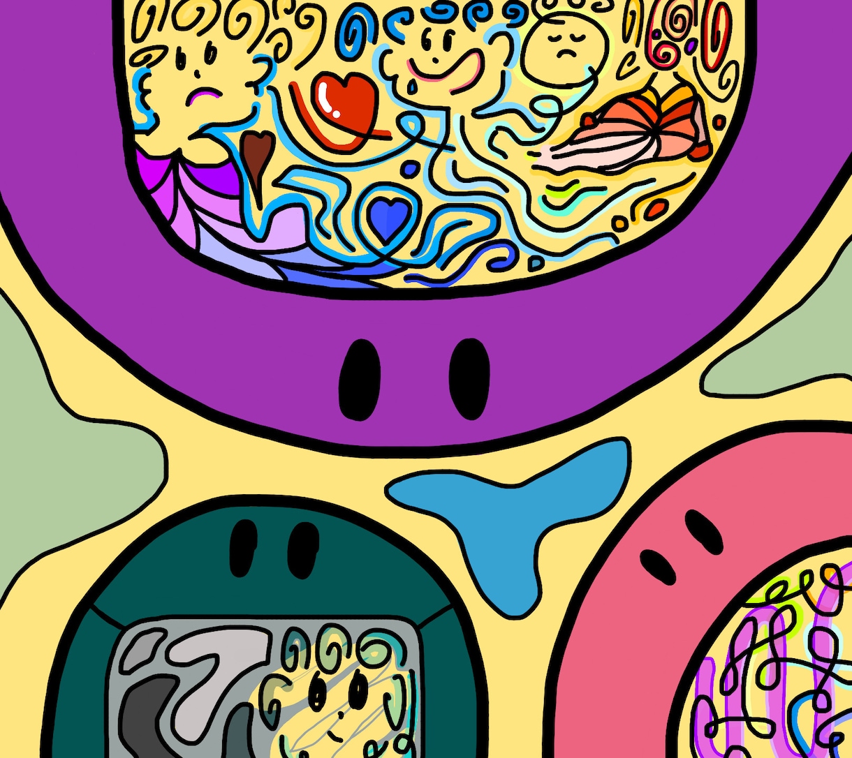 ふんわりした絵をお描きします SNSアイコンに最適！ゆるくて可愛いイラスト✨ イメージ1