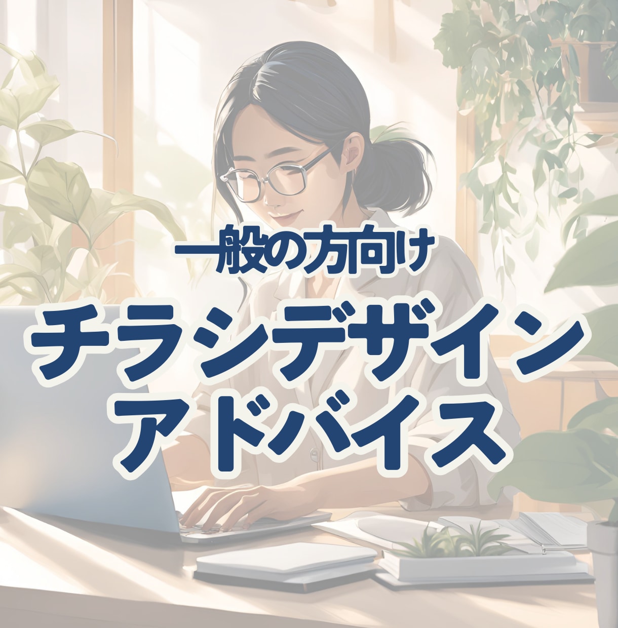 一般の方向け：自分で作ったチラシを添削します チラシをすこしだけ見栄えよくするお手伝い イメージ1