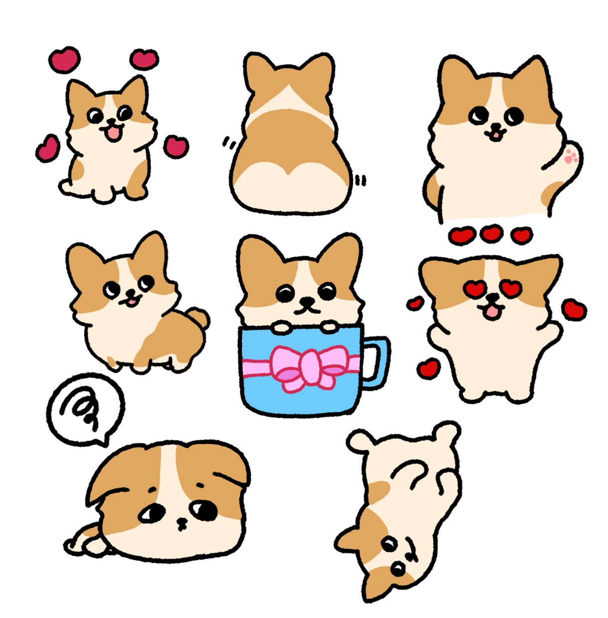 あなただけのLINEスタンプつくります ペット・オリジナルキャラクターのゆるかわスタンプ作ります♩ イメージ3
