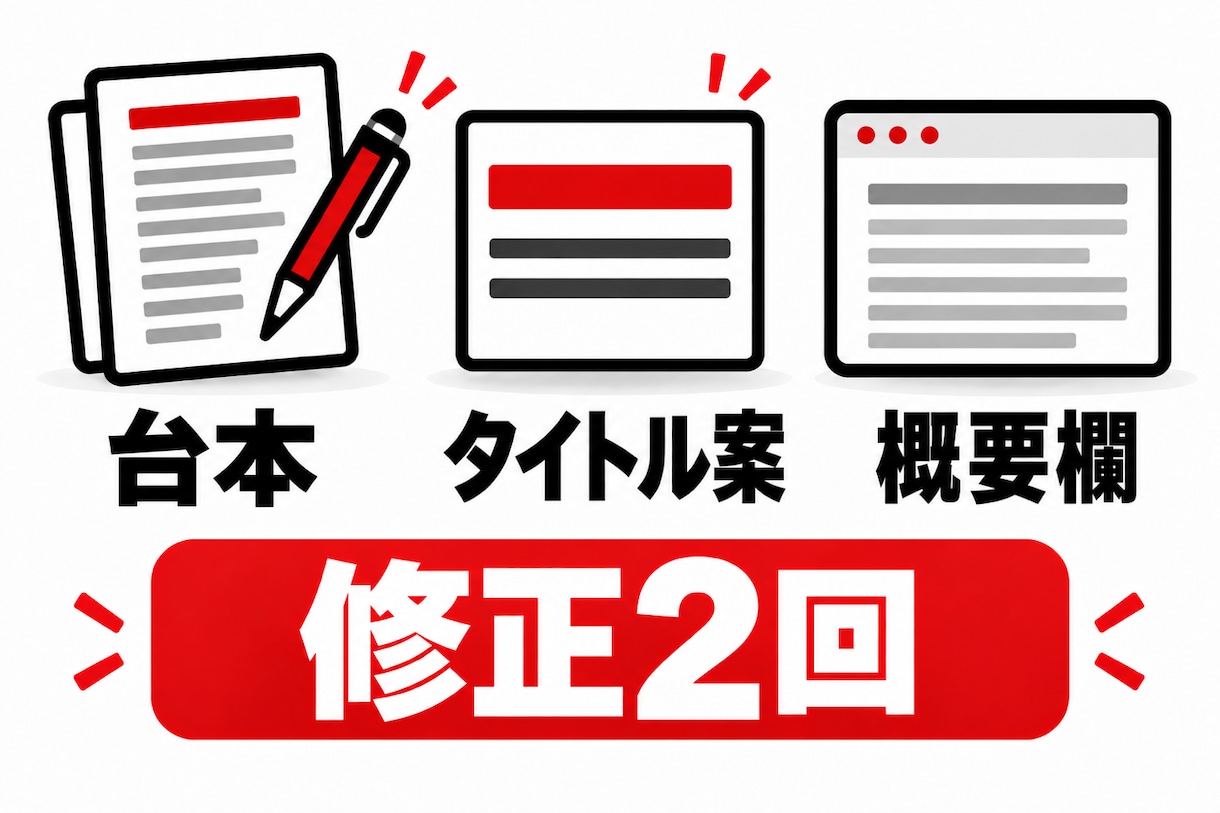 YouTube台本作成を企画から丸投げで制作します 5分2,500円〜。ショート3本分のプランもあり イメージ3