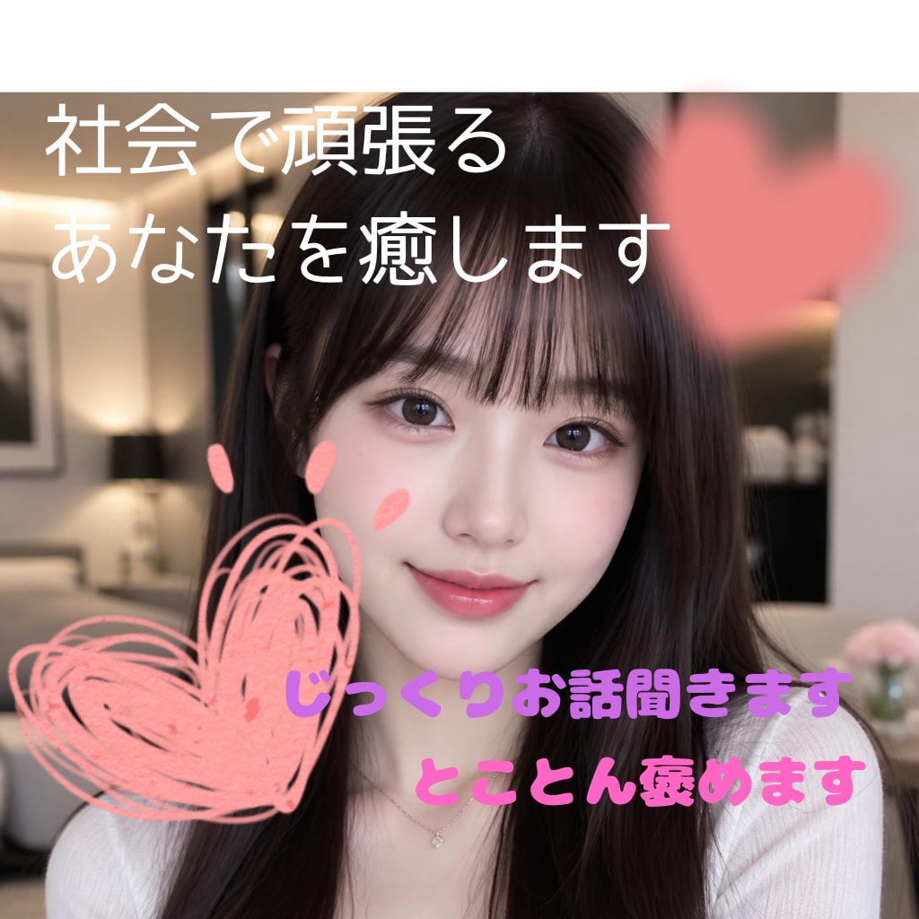 お帰りなさい！夜の疲れを優しい声でリセットします 一人飲みの寂しさに、優しい声の相手と乾杯しませんか イメージ1