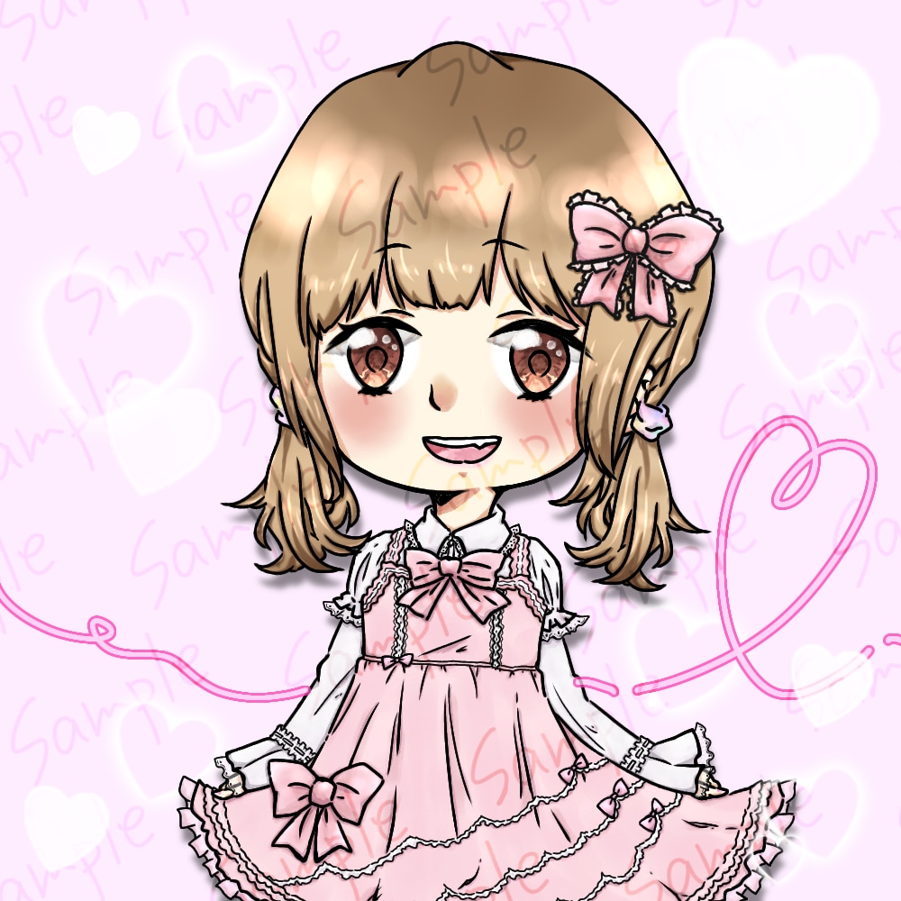 デフォルメキャラのアイコンを描きます SNSなどで使うアイコンを描きます イメージ10