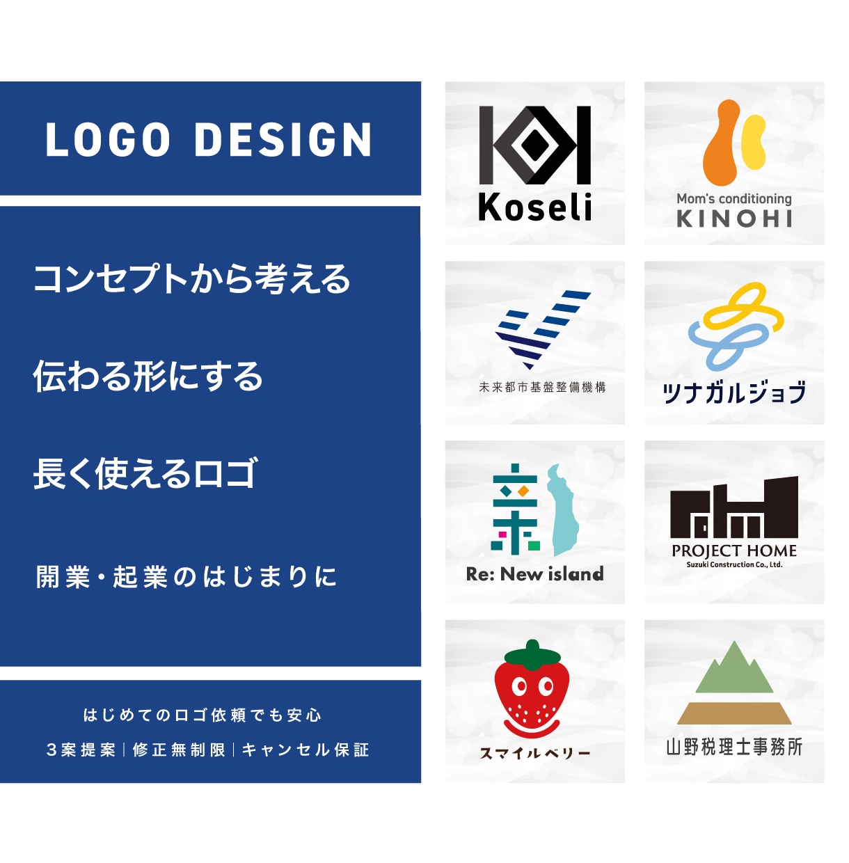 ブランドの魅力が伝わる意味のあるロゴ作ります 【キャンセル保証】【修正無制限】【商用利用OK】 イメージ1