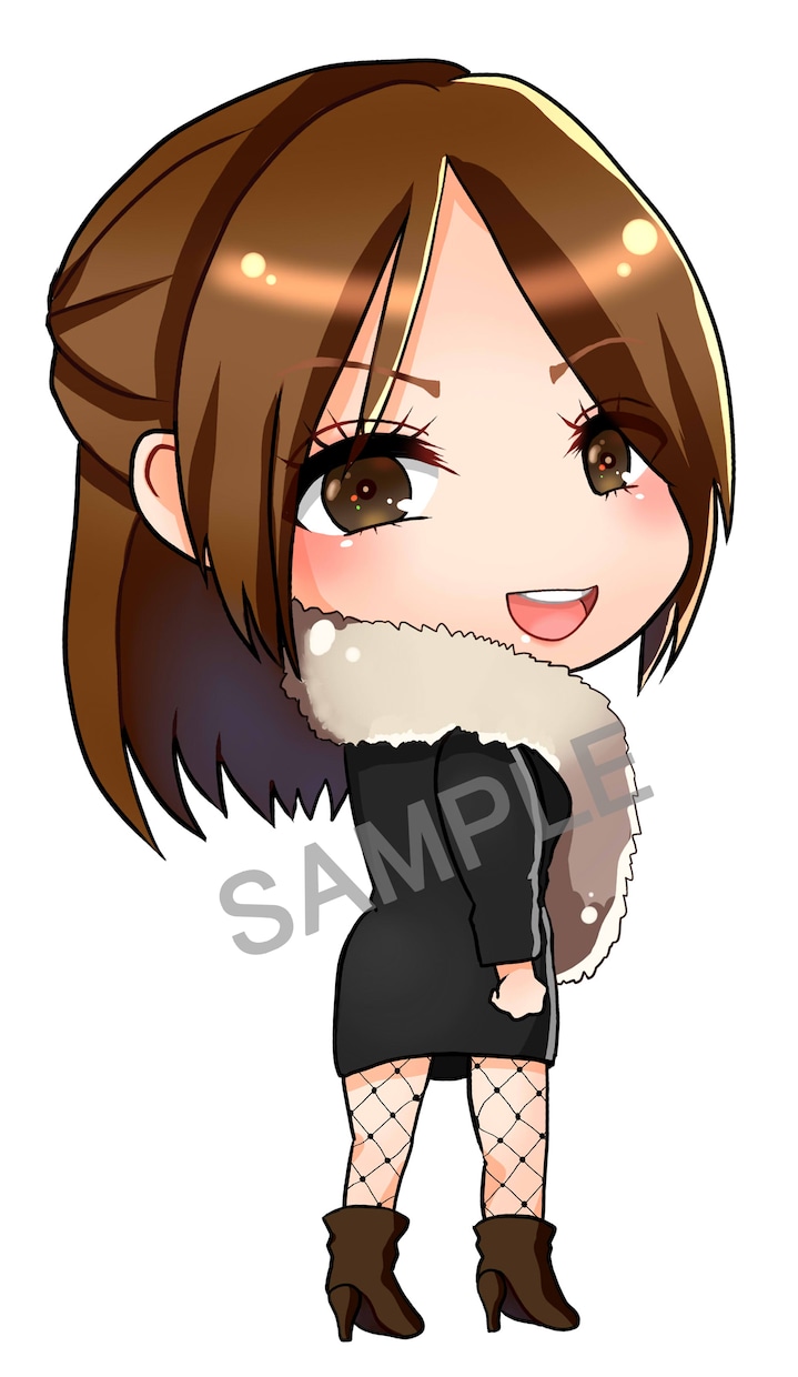 デフォルメ似顔絵お描きします ぷにぷにした可愛いキャラになりませんか？著作権譲渡込み価格 イメージ4