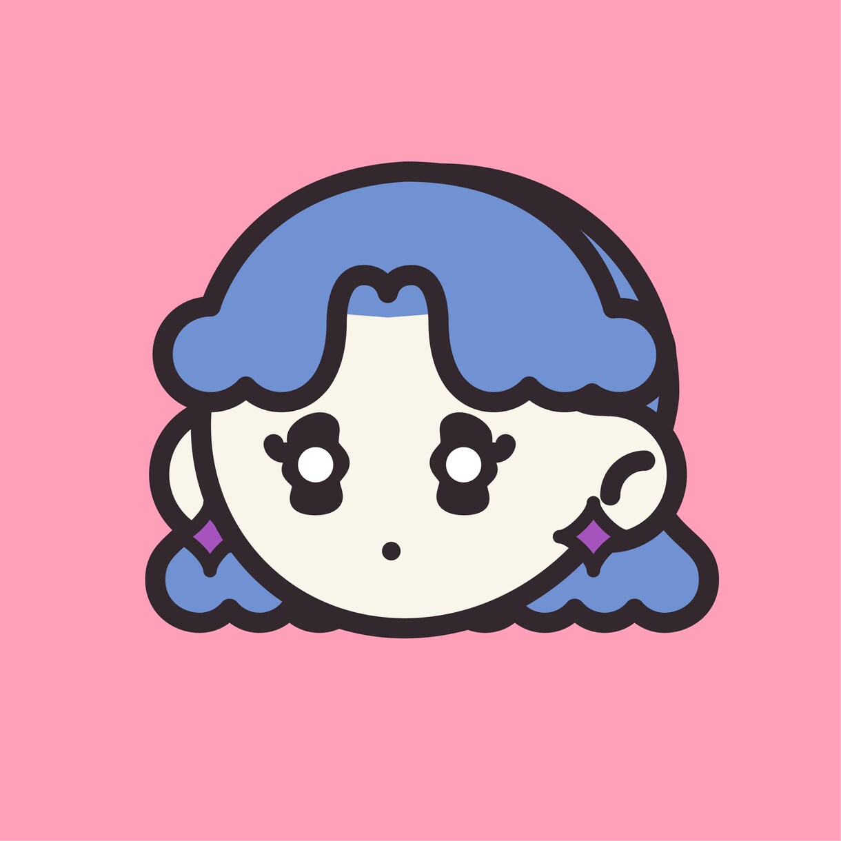 商用OK！ポップなテイストの人物アイコンを描きます 目が引くアイコンでその人の魅力を伝えます！ イメージ4