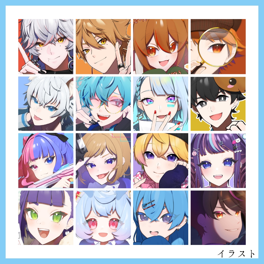 全て揃う！Vtuberスターターセット作ります 立ち絵、live2d、ロゴ、アイコン、配信画面etc.. イメージ4