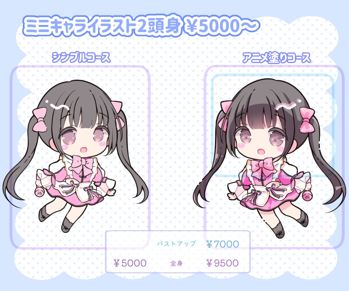 即対応☆かわいいデフォルメ・SDイラストを描きます かわいいスタンプ、アクキーグッズ、動画などに！ イメージ2