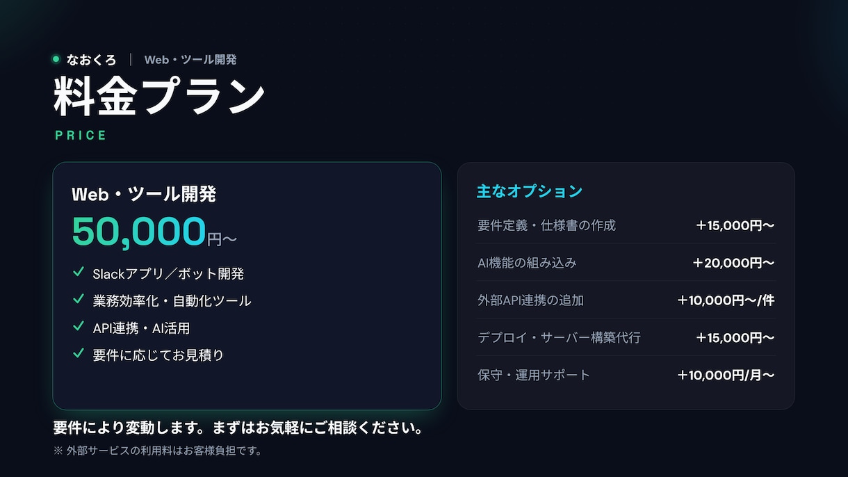 業務効率化のWeb・ツール開発します Slack連携・自動化・AI活用で手間を減らします イメージ5