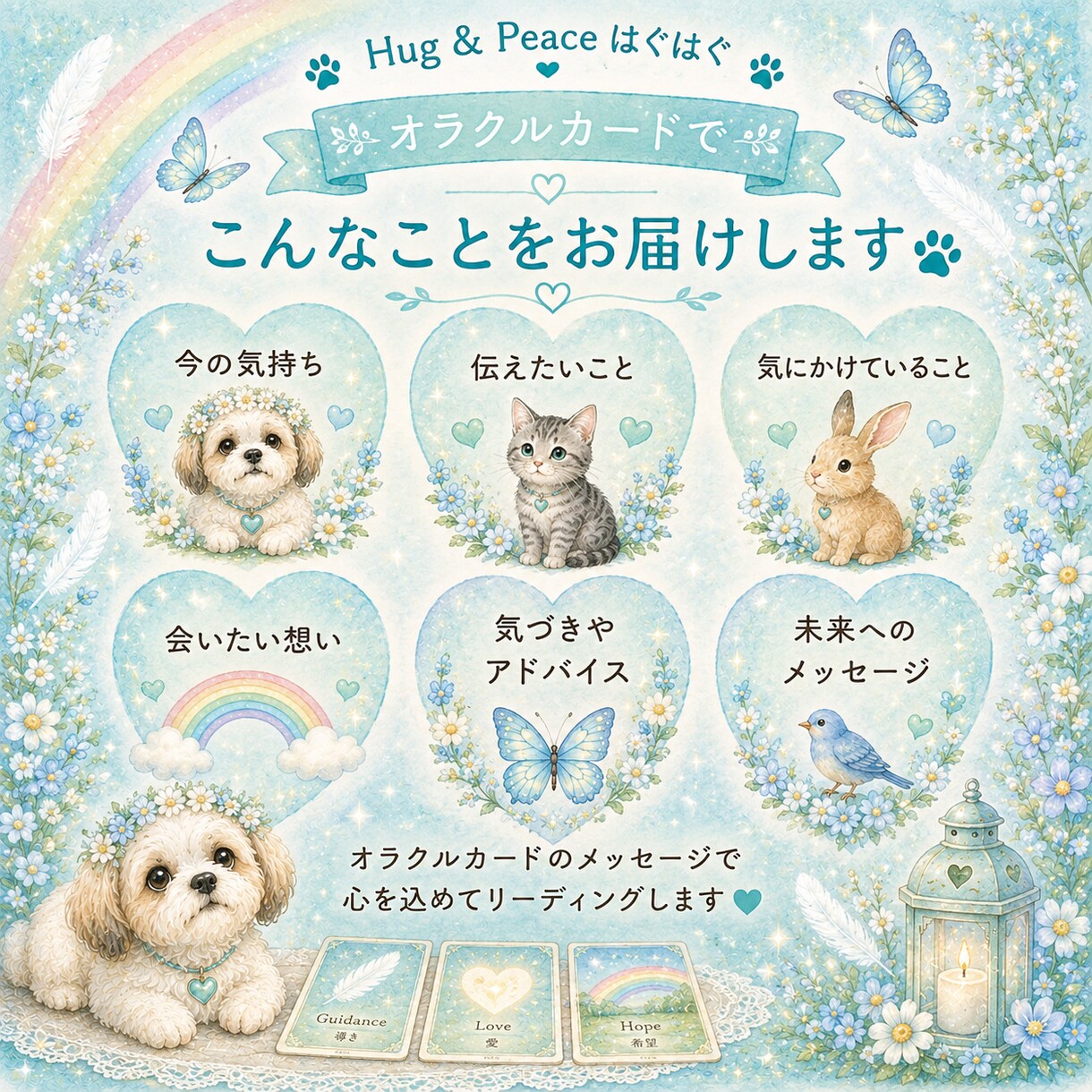 アニマルオラクルでわが子の気持ちを読み解きます カードを使って愛するわが子からのメッセージをお伝えします イメージ3