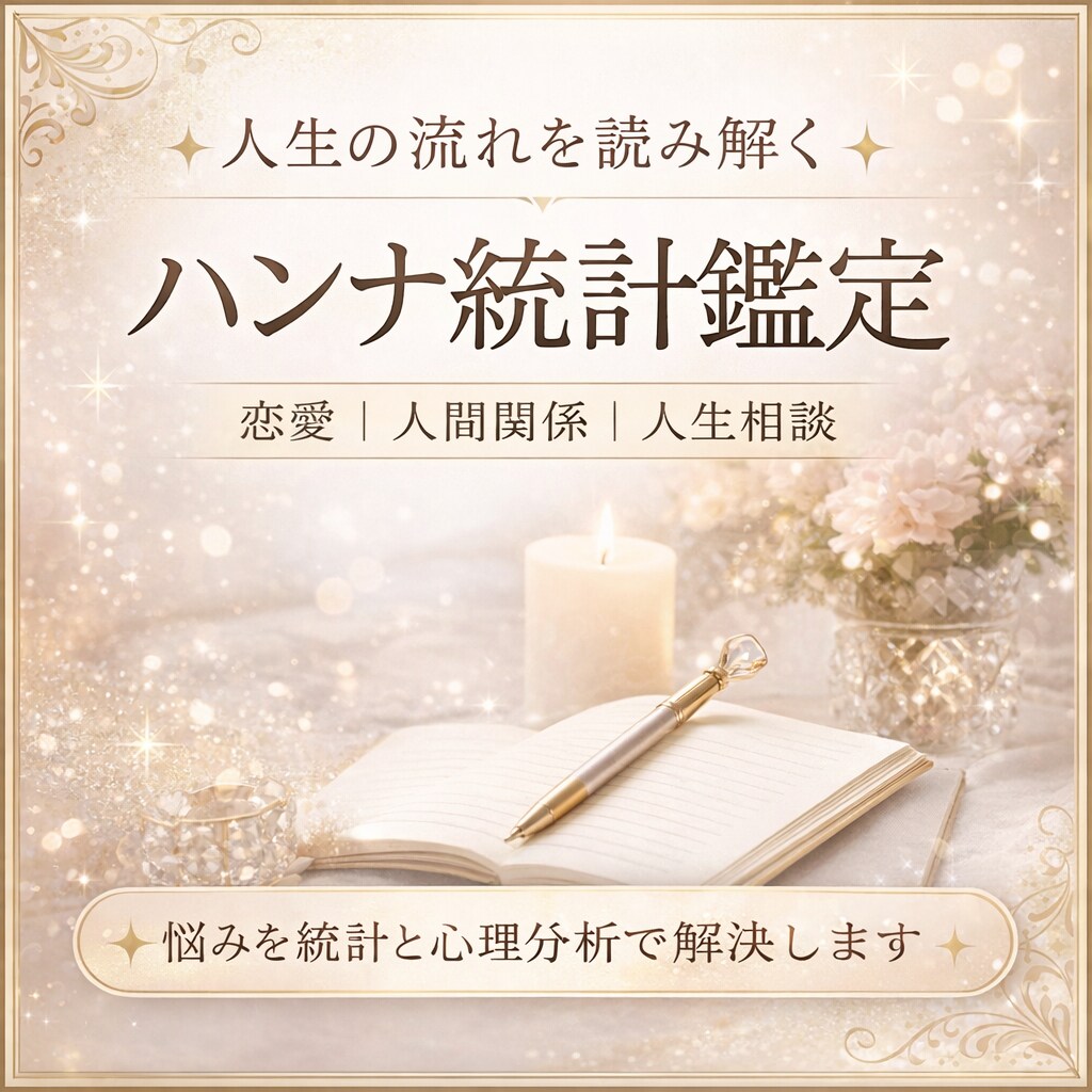 恋愛の流れと相手の本質を分析します 統計から恋愛パターンと相性を読み解きます イメージ1
