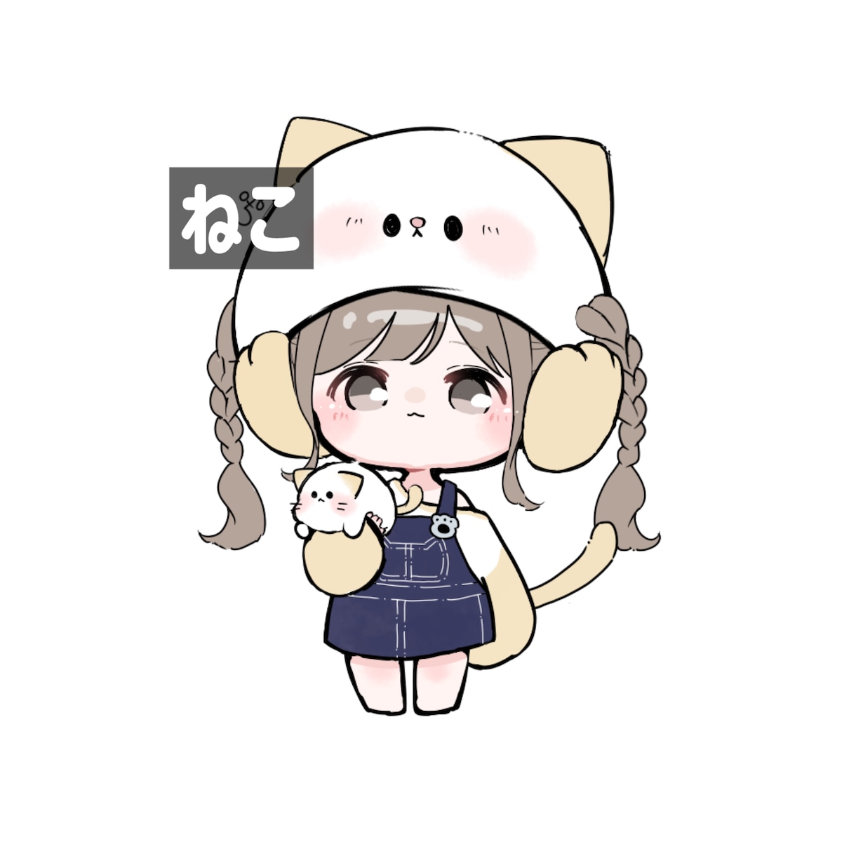 動物帽子のミニキャラ量産イラスト描きます オプションでさらにオリジナリティ出せます イメージ2