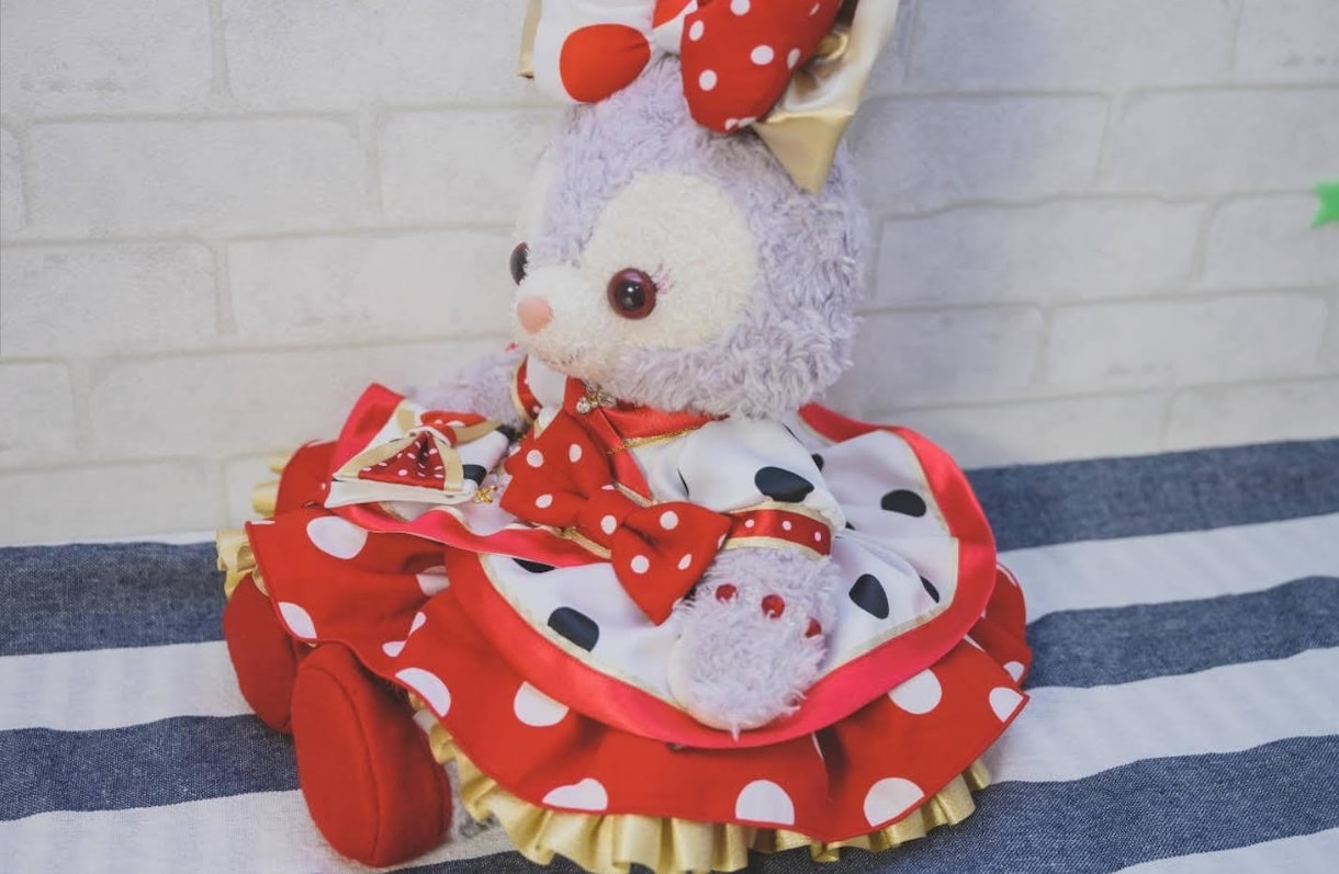 ぬいぐるみ用の本格ドレス・装飾衣装を作ります ライブや舞台の世界観を再現！レース贅沢仕立ての本格衣装 イメージ2